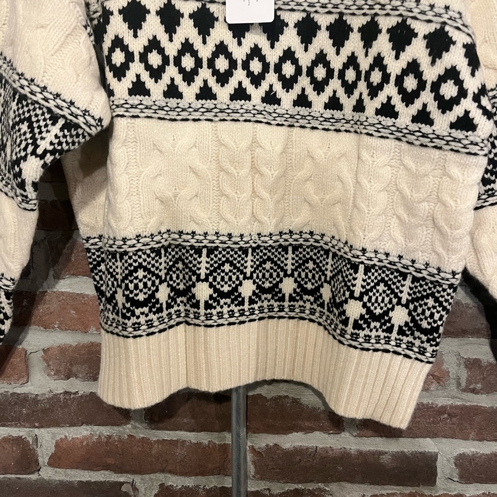 NWT Line & Dot Montana Faire Isle Sweater Size Small - Picture 7 of 14